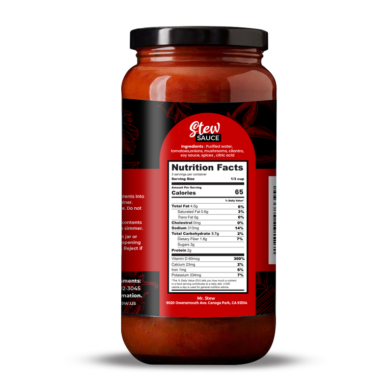 Mr stew Pasta Sauce